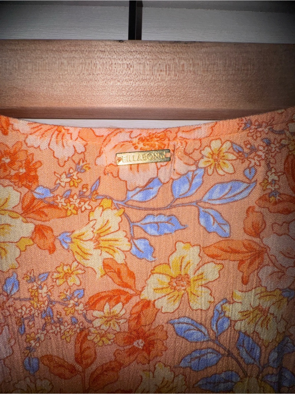 Billabong Orange Floral dress